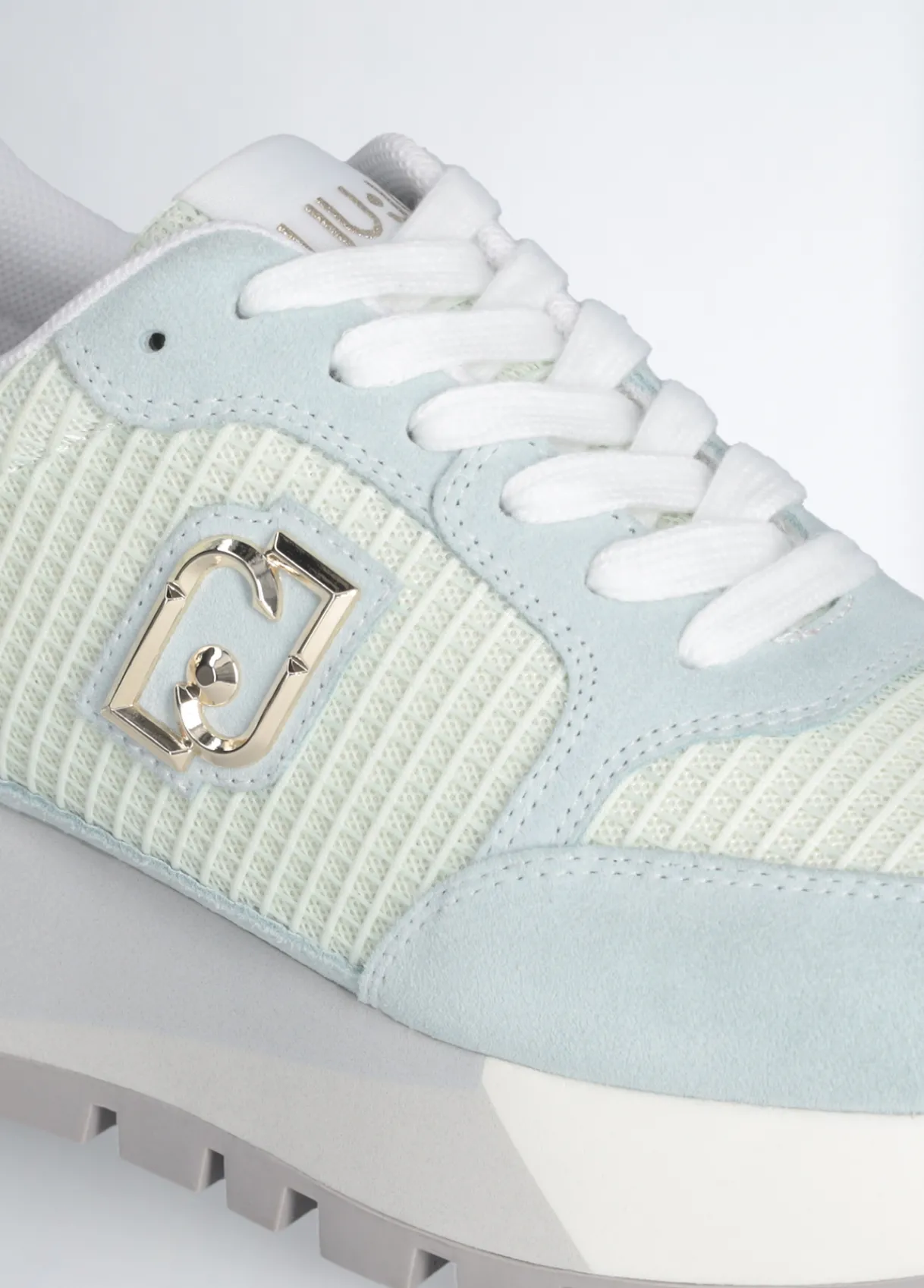 Liu Jo Sneakers à plateforme en daim et maille filet|Femme Sneakers