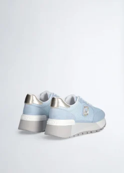 Liu Jo Sneakers à plateforme en daim et maille filet|Femme Sneakers