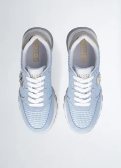 Liu Jo Sneakers à plateforme en daim et maille filet|Femme Sneakers