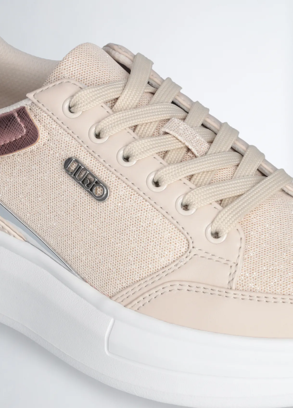 Liu Jo Sneakers à plateforme en mesh brillant|Enfant Chaussures|Chaussures
