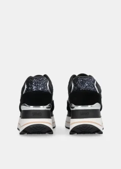 Liu Jo Sneakers à plateforme épaisse en glitter et en nylon|Femme Sneakers