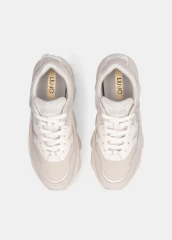 Liu Jo Sneakers à semelle épaisse en daim et en mesh|Femme Sneakers