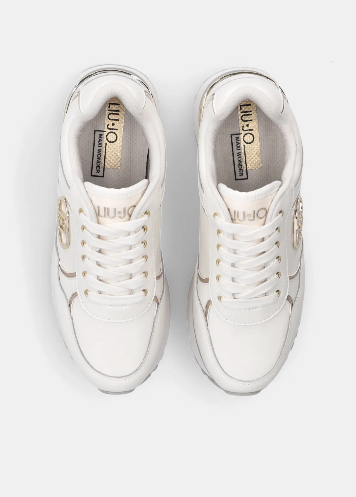 Liu Jo Sneakers à super plateforme en cuir|Femme Sneakers