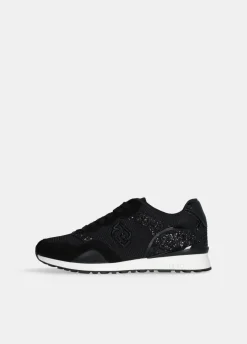 Liu Jo Sneakers avec glitters et mesh|Femme Sneakers