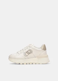 Liu Jo Sneakers en cuir avec logo décoratif|Femme Sneakers