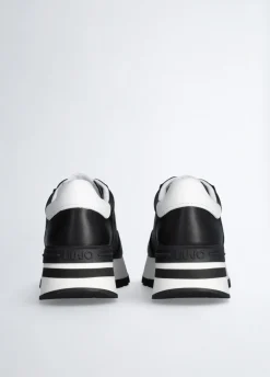 Liu Jo Sneakers en cuir avec logo ajouré|Femme Sneakers