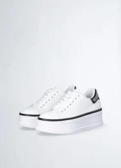 Liu Jo Sneakers en cuir avec strass|Femme Sneakers