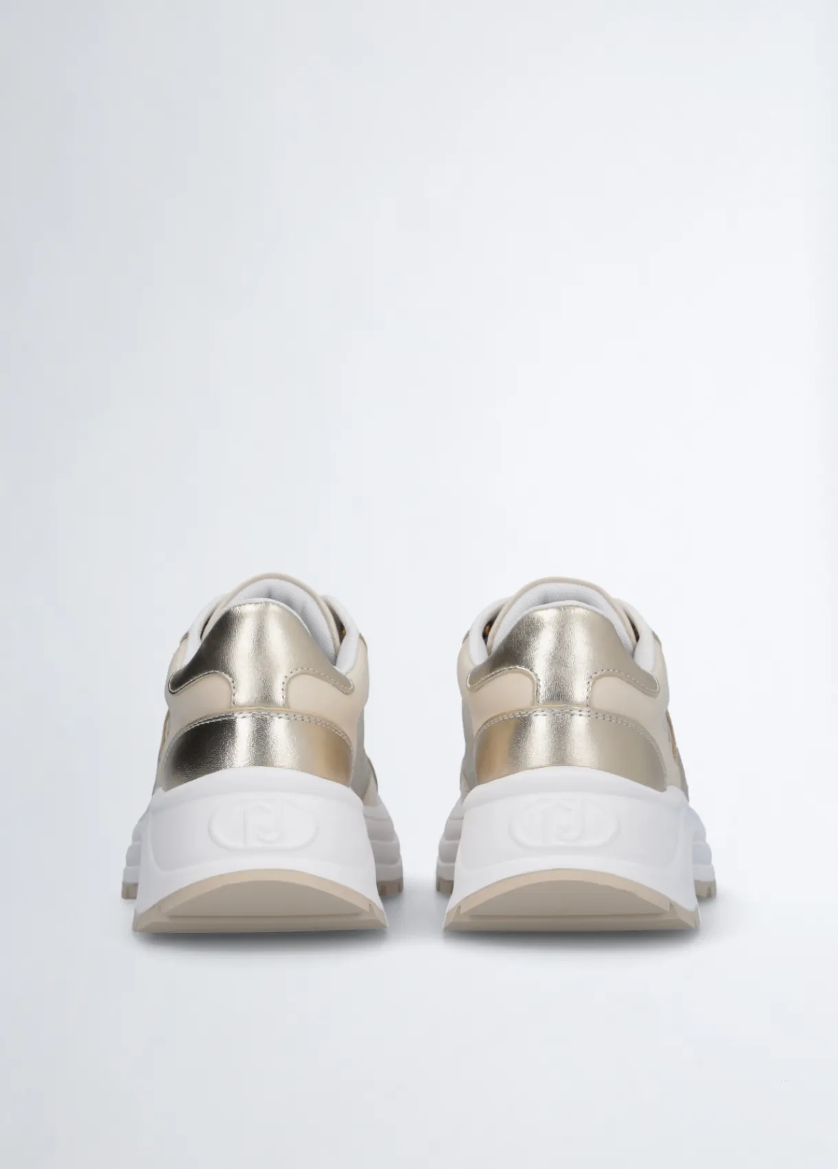 Liu Jo Sneakers en cuir et lurex|Femme Sneakers
