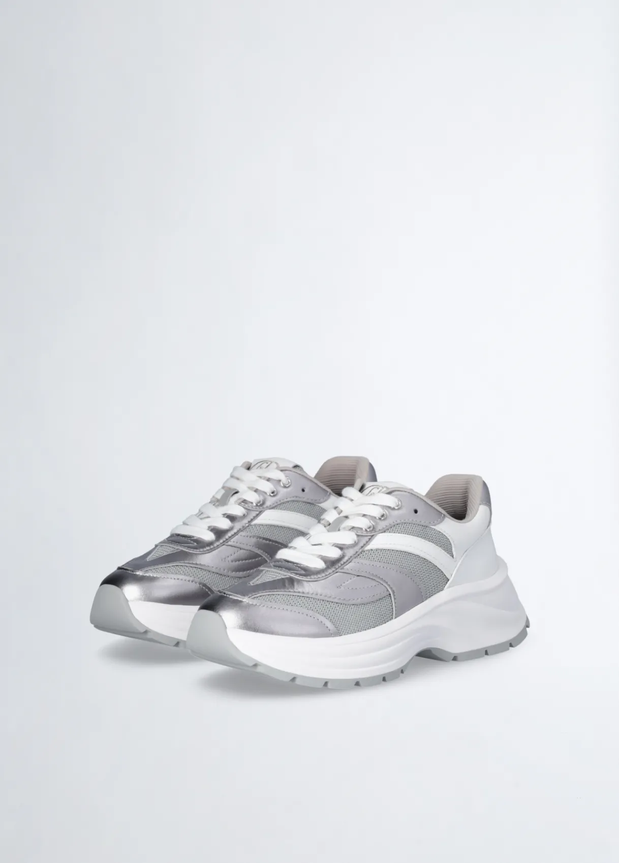 Liu Jo Sneakers en cuir et mesh brillant|Femme Sneakers