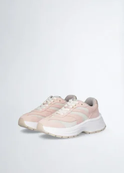 Liu Jo Sneakers en daim et maille filet brillante|Femme Sneakers
