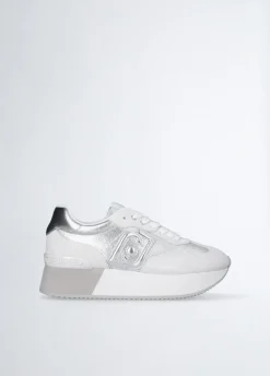 Liu Jo Sneakers en denim effet lamé|Femme Sneakers