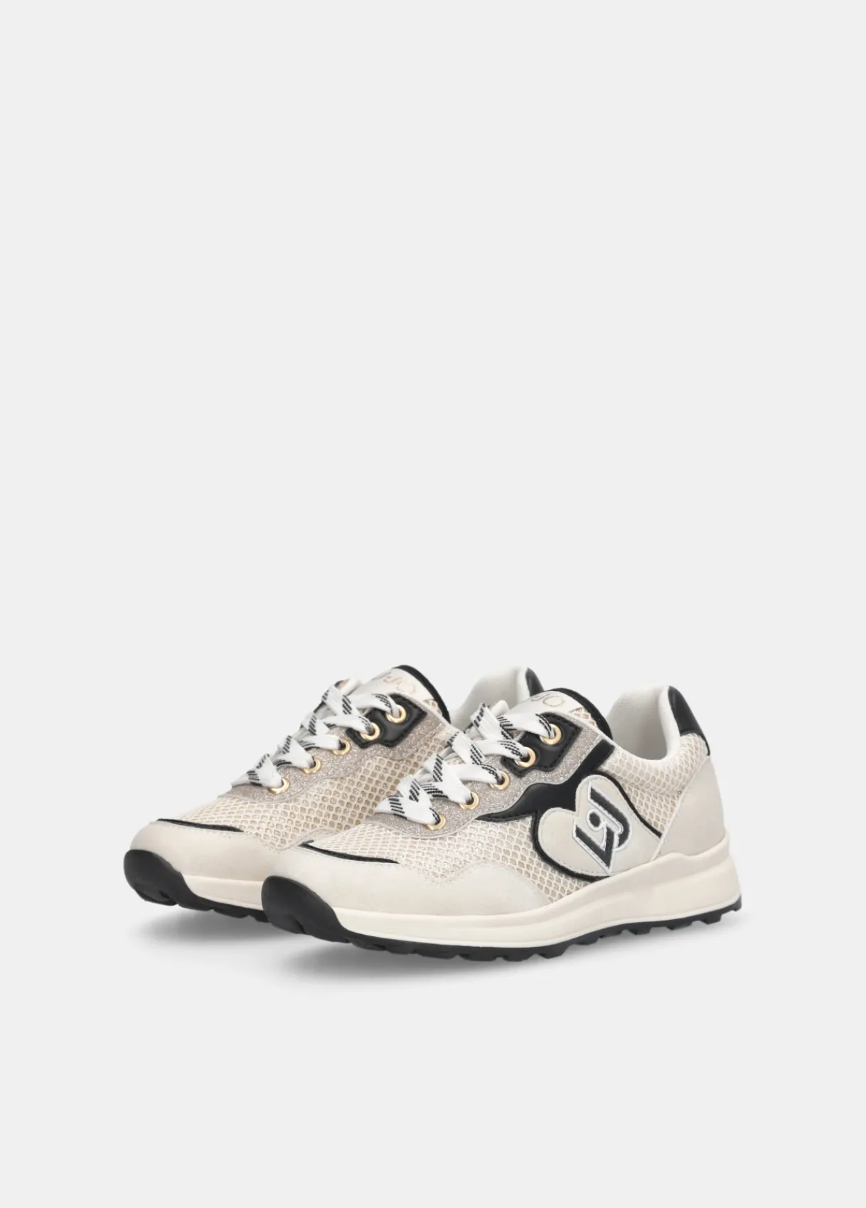 Liu Jo Sneakers en maille filet glittérée|Enfant Chaussures