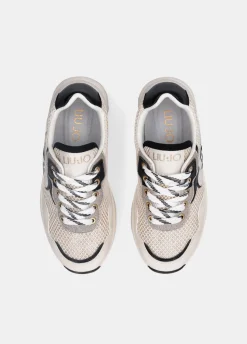 Liu Jo Sneakers en maille filet glittérée|Enfant Chaussures