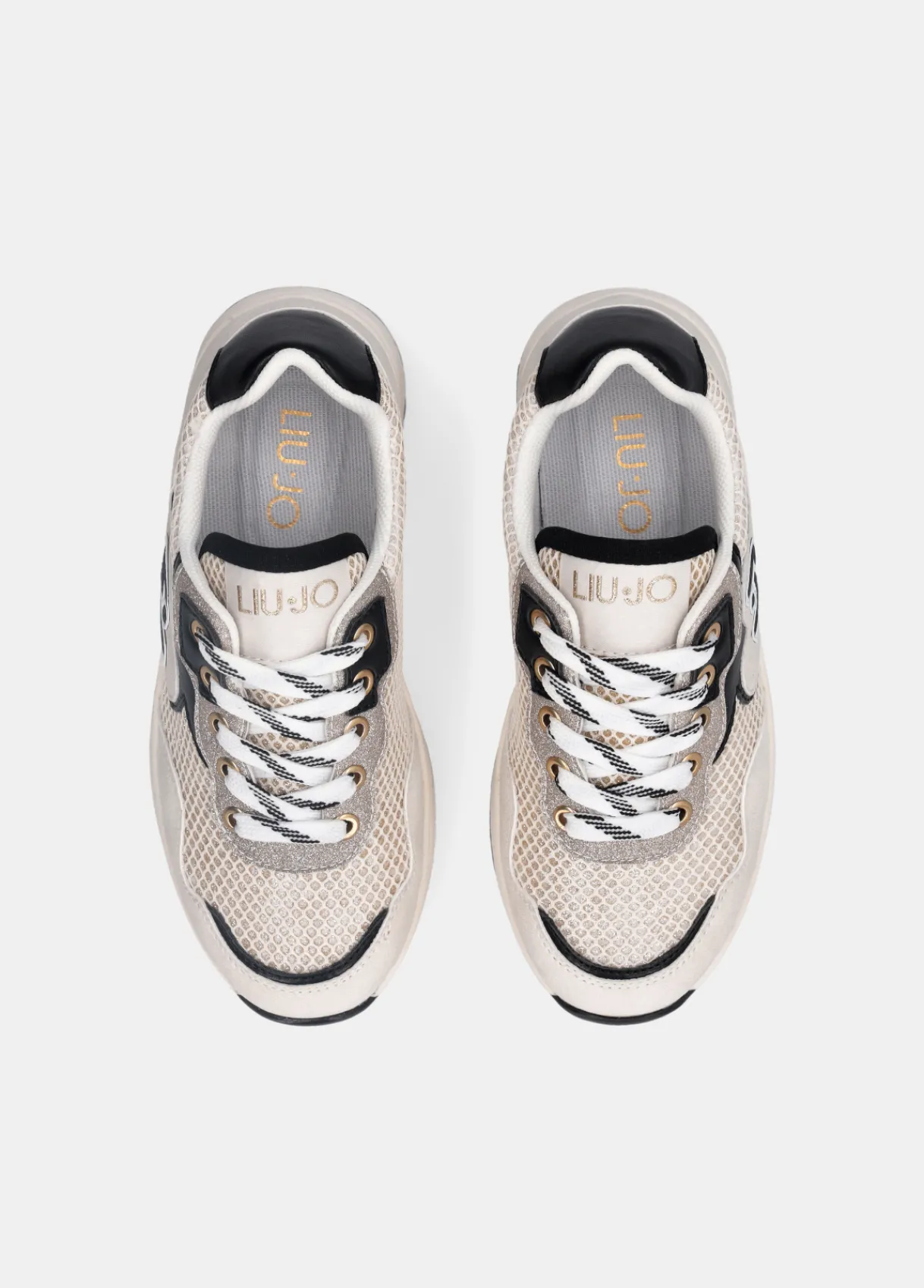 Liu Jo Sneakers en maille filet glittérée|Enfant Chaussures