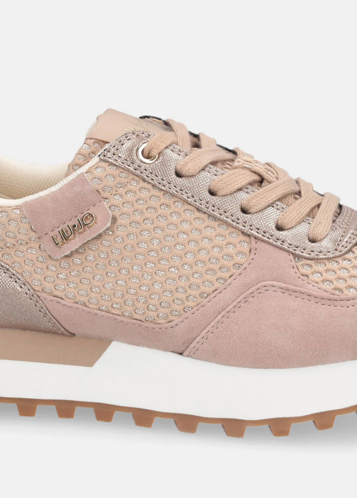 Liu Jo Sneakers en maille filet glittérée|Femme Sneakers