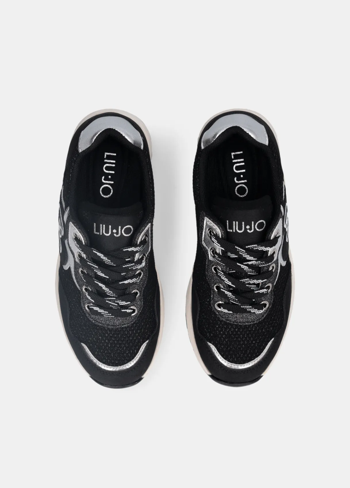 Liu Jo Sneakers en maille filet glittérée|Enfant Chaussures
