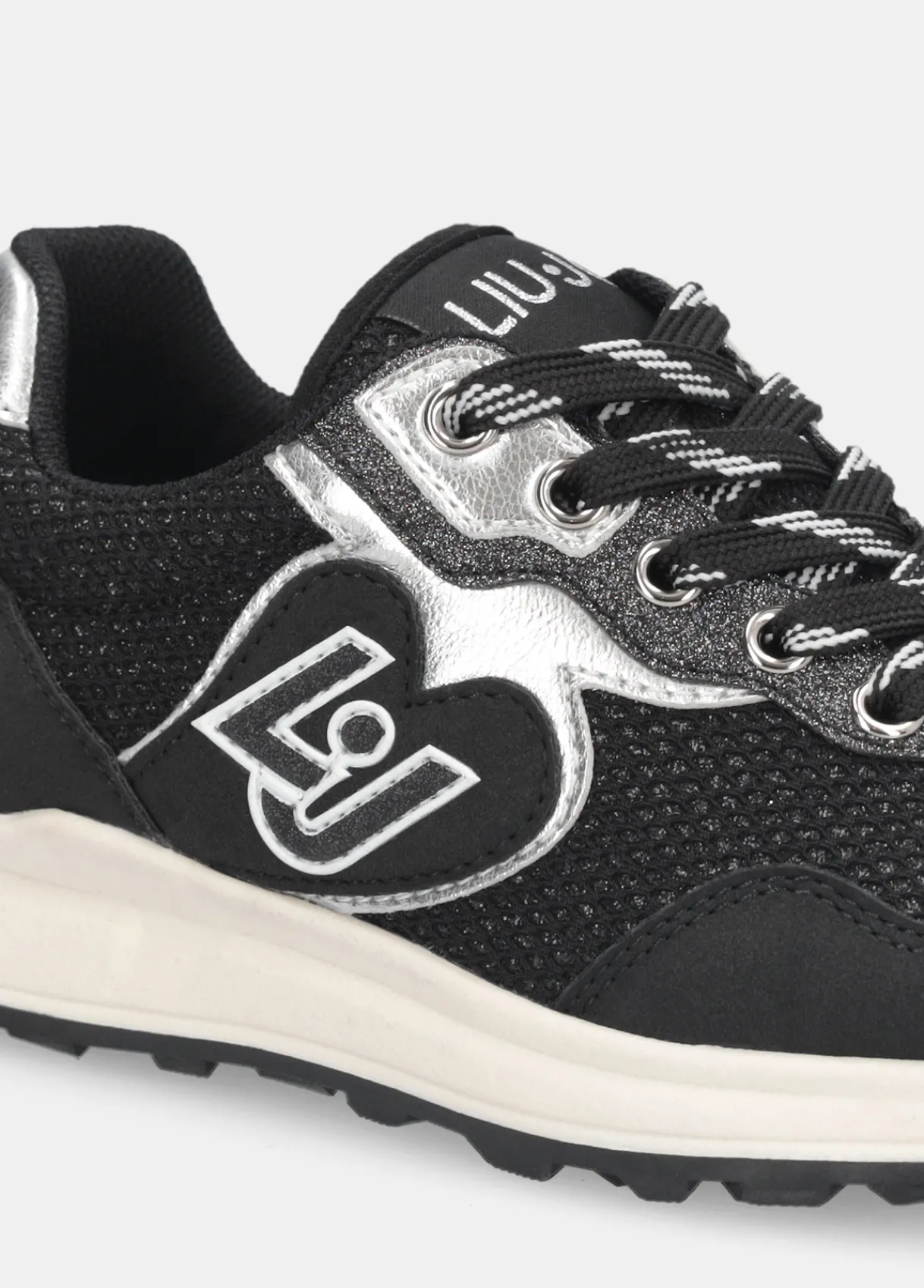 Liu Jo Sneakers en maille filet glittérée|Enfant Chaussures