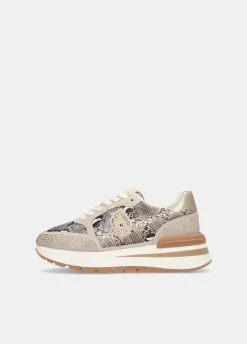 Liu Jo Sneakers en python avec strass|Femme Sneakers