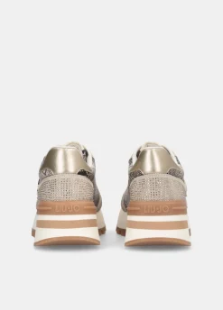 Liu Jo Sneakers en python avec strass|Femme Sneakers