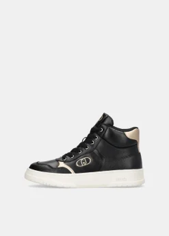 Liu Jo Sneakers modèle basket en cuir|Femme Sneakers