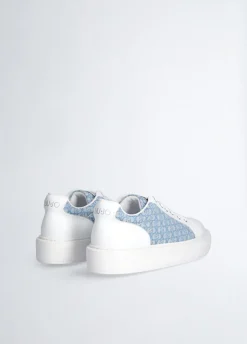 Liu Jo Sneakers monogramme en cuir|Femme Sneakers