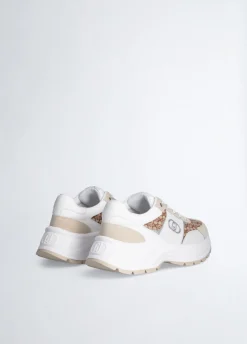 Liu Jo Sneakers monogramme en daim|Femme Sneakers