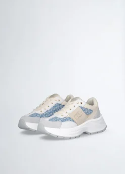 Liu Jo Sneakers monogramme en daim|Femme Sneakers