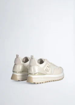 Liu Jo Sneakers plateforme en cuir et mesh|Femme Sneakers
