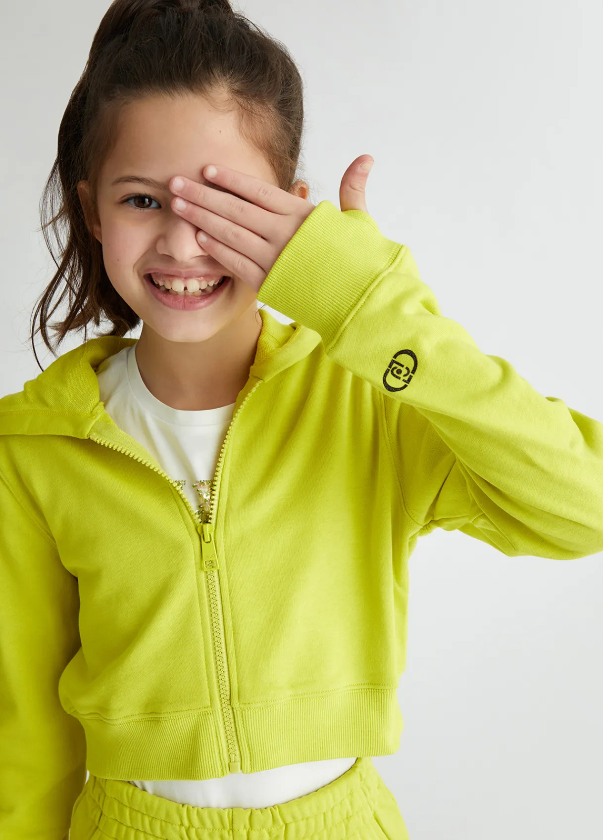 Liu Jo Sweat à capuche et zip|Enfant Pull Et Sweatshirts