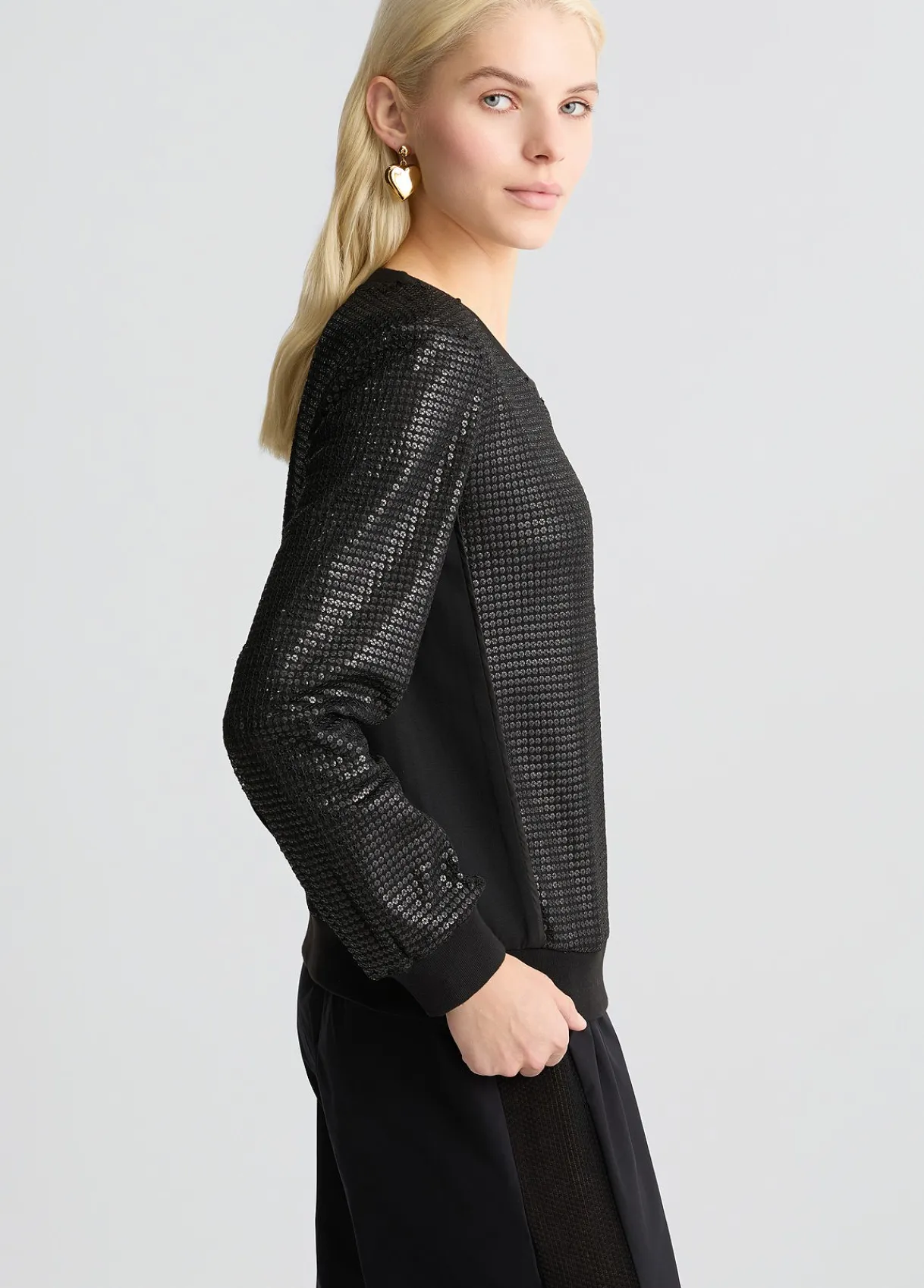 Liu Jo Sweat avec paillettes|Femme Sweat-Shirts|Vêtements De Sport