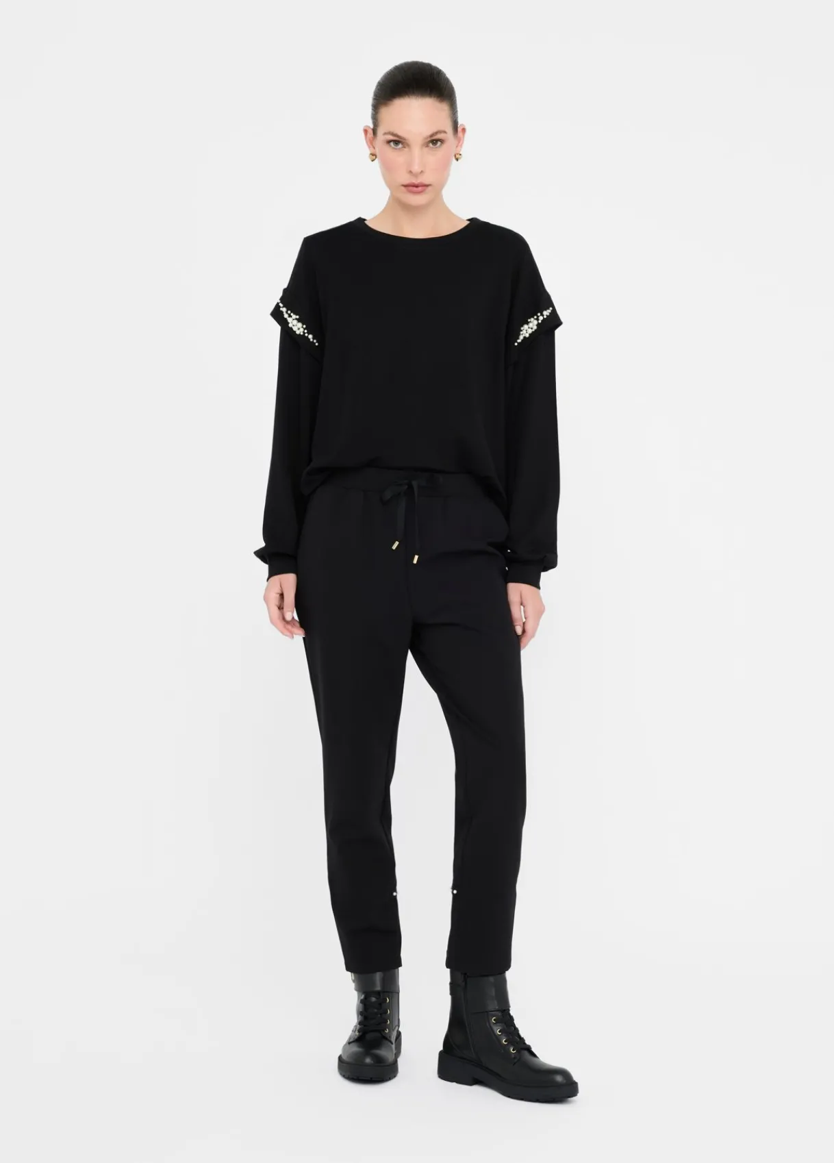 Liu Jo Sweat avec perles|Femme Sweat-Shirts|Vêtements De Sport