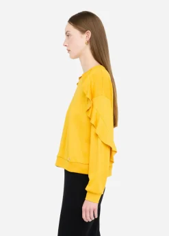 Liu Jo Sweat avec ruches|Femme Sweat-Shirts|Vêtements De Sport