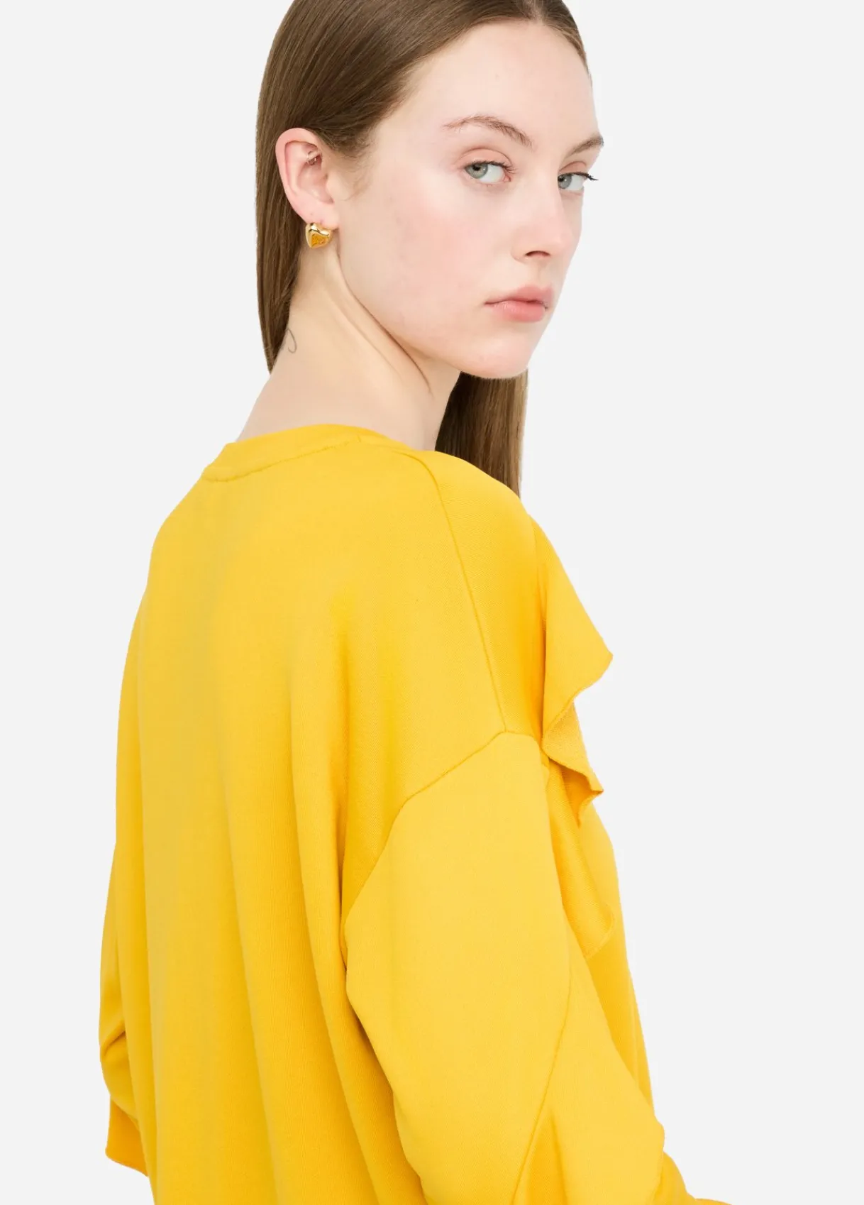Liu Jo Sweat avec ruches|Femme Sweat-Shirts|Vêtements De Sport