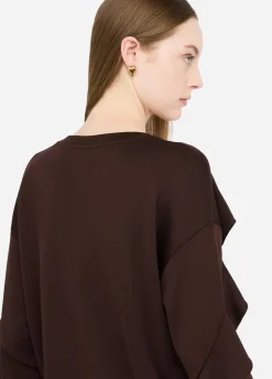 Liu Jo Sweat avec ruches|Femme Sweat-Shirts|Vêtements De Sport