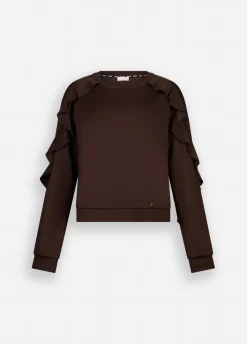 Liu Jo Sweat avec ruches|Femme Sweat-Shirts|Vêtements De Sport