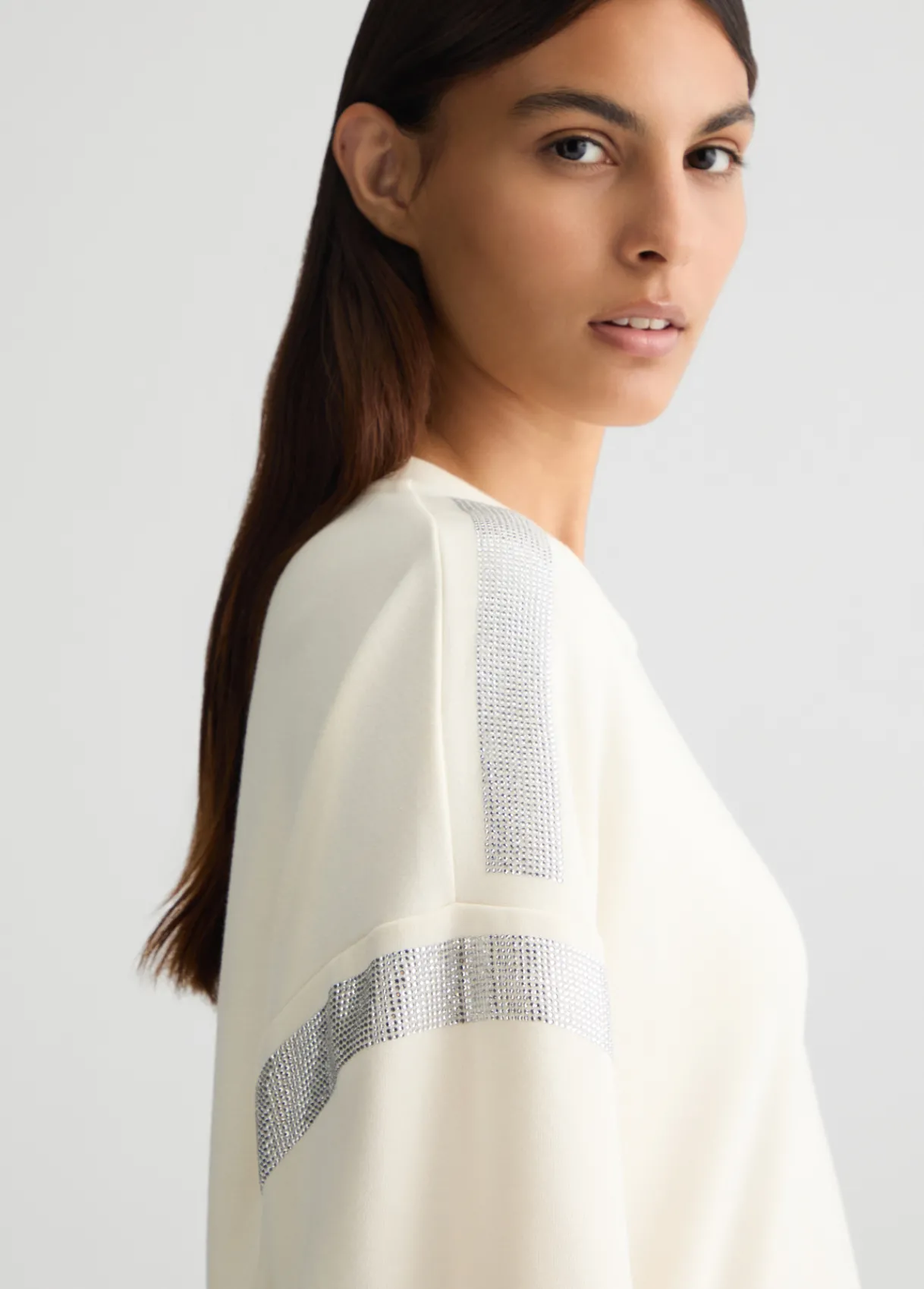 Liu Jo Sweat avec strass|Femme Sweat-Shirts|Vêtements De Sport