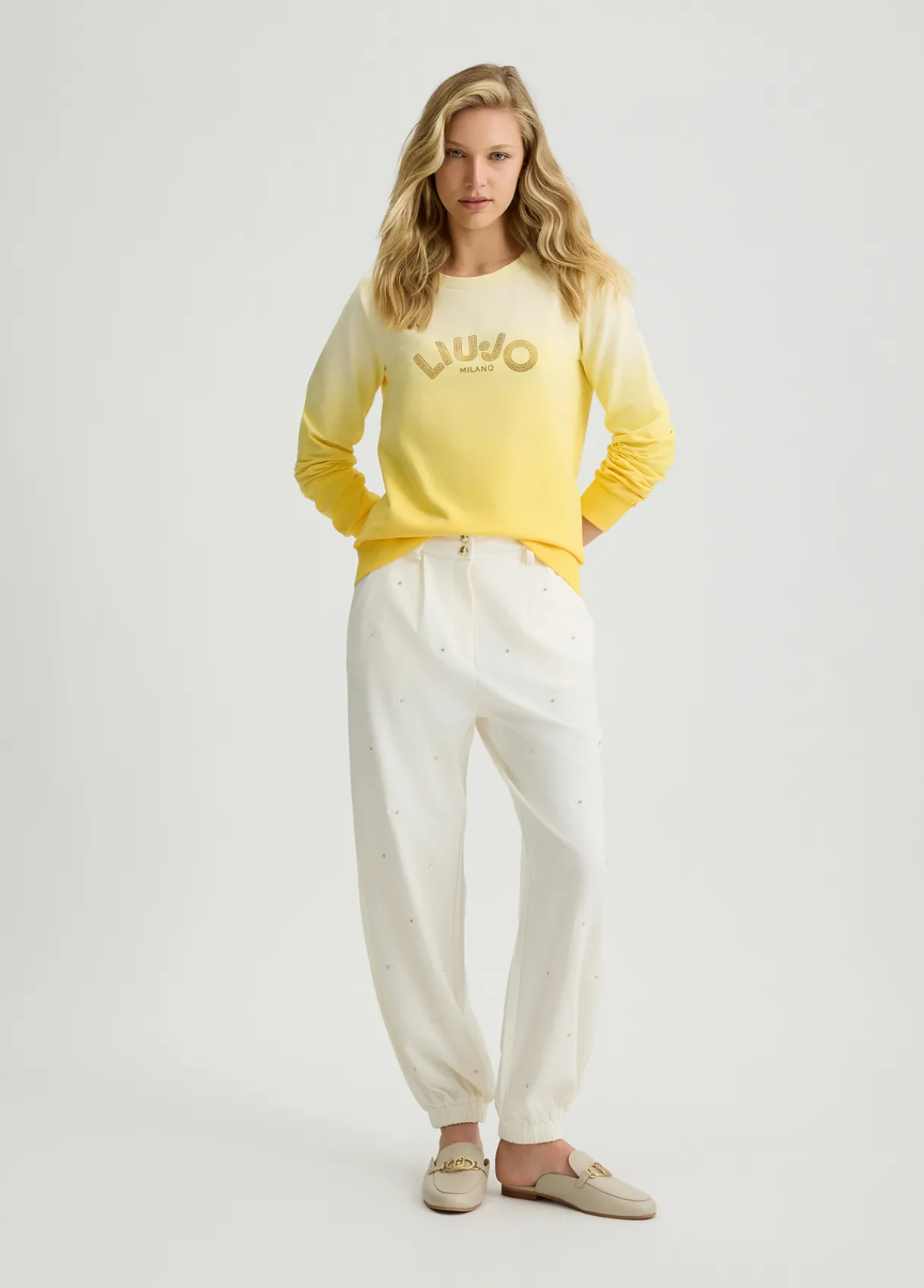 Liu Jo Sweat avec strass|Femme Sweat-Shirts|Vêtements De Sport