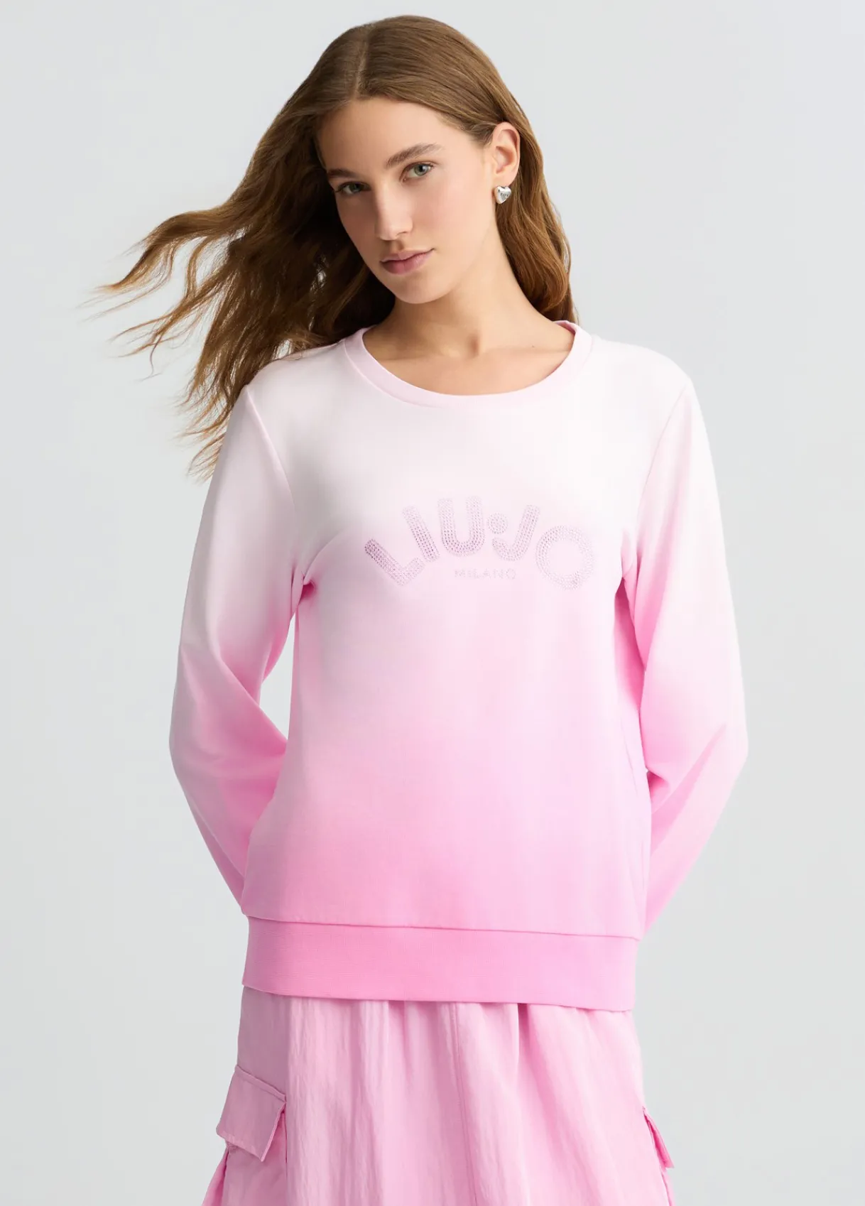 Liu Jo Sweat avec strass|Femme Sweat-Shirts|Vêtements De Sport