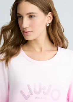Liu Jo Sweat avec strass|Femme Sweat-Shirts|Vêtements De Sport