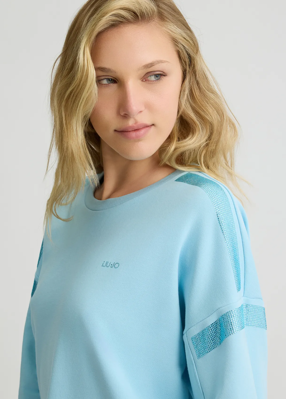 Liu Jo Sweat avec strass|Femme Sweat-Shirts|Vêtements De Sport