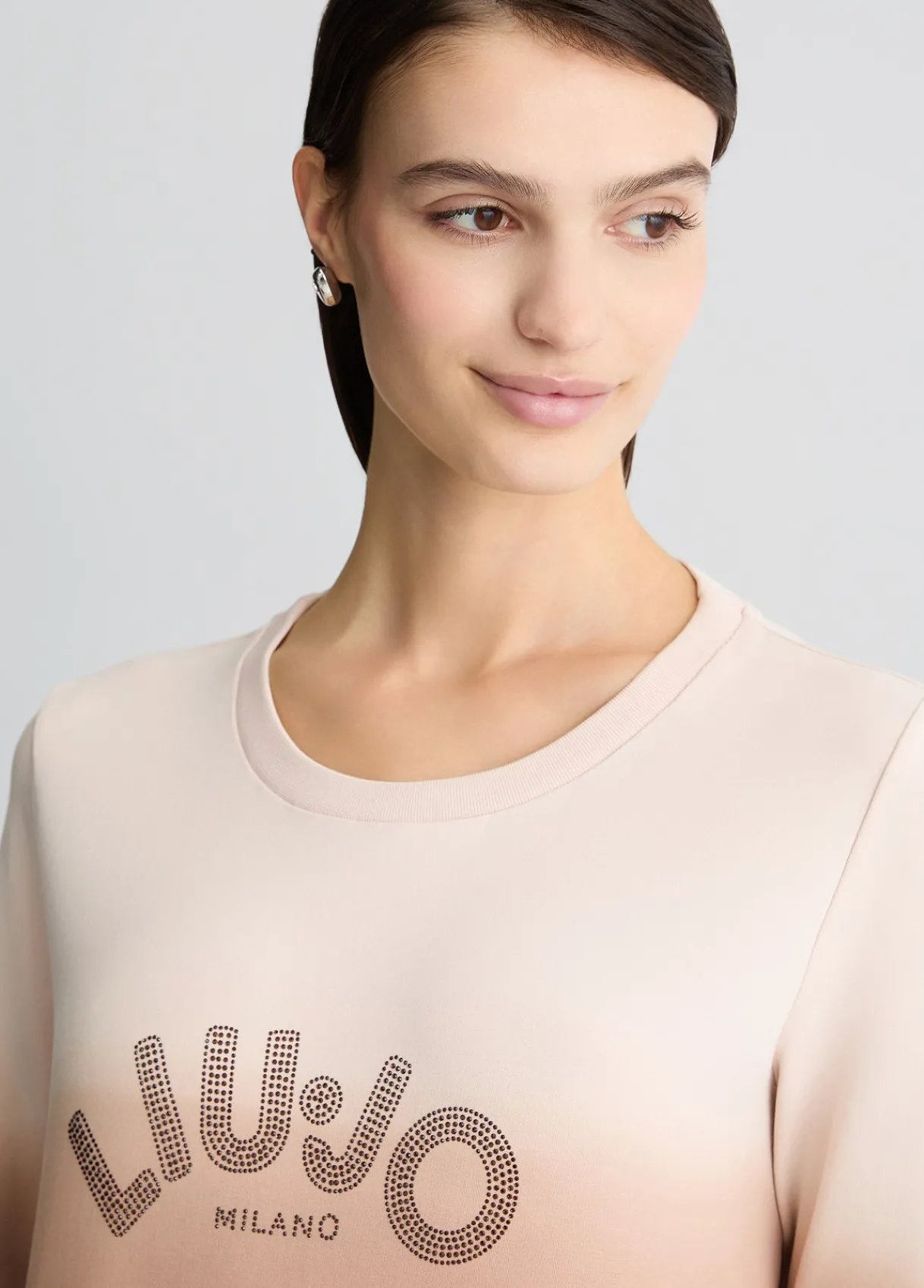Liu Jo Sweat avec strass|Femme Sweat-Shirts|Vêtements De Sport