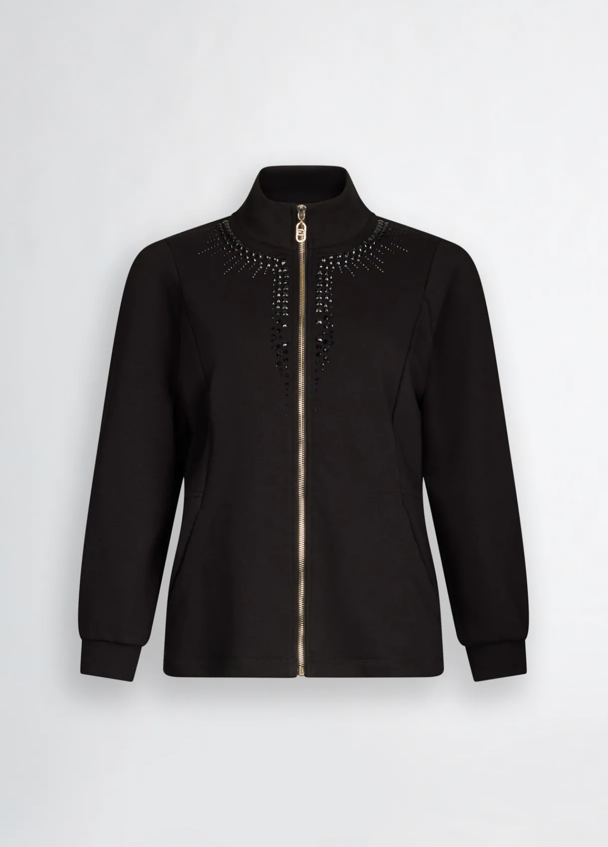 Liu Jo Sweat avec zip et strass|Femme Sweat-Shirts