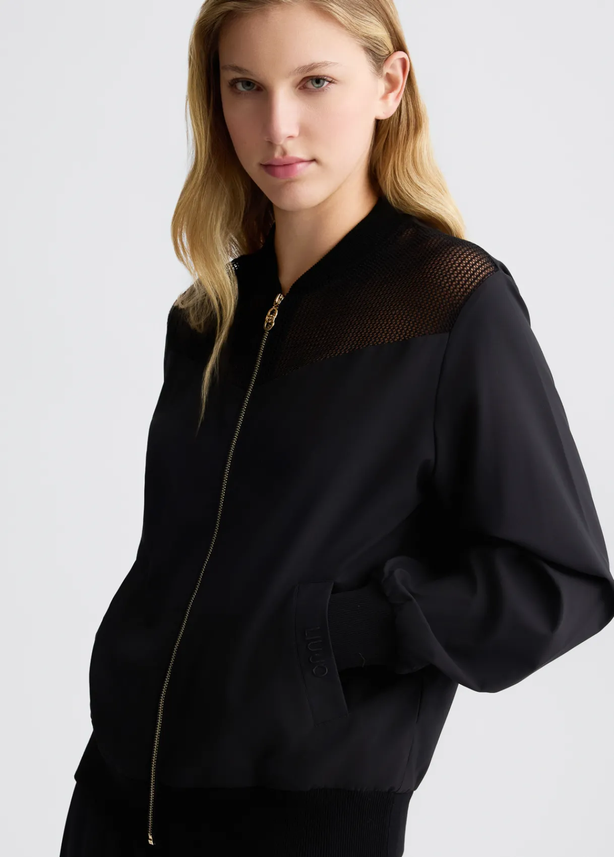 Liu Jo Sweat-shirt avec empiècements en résille|Femme Sweat-Shirts|Vêtements De Sport