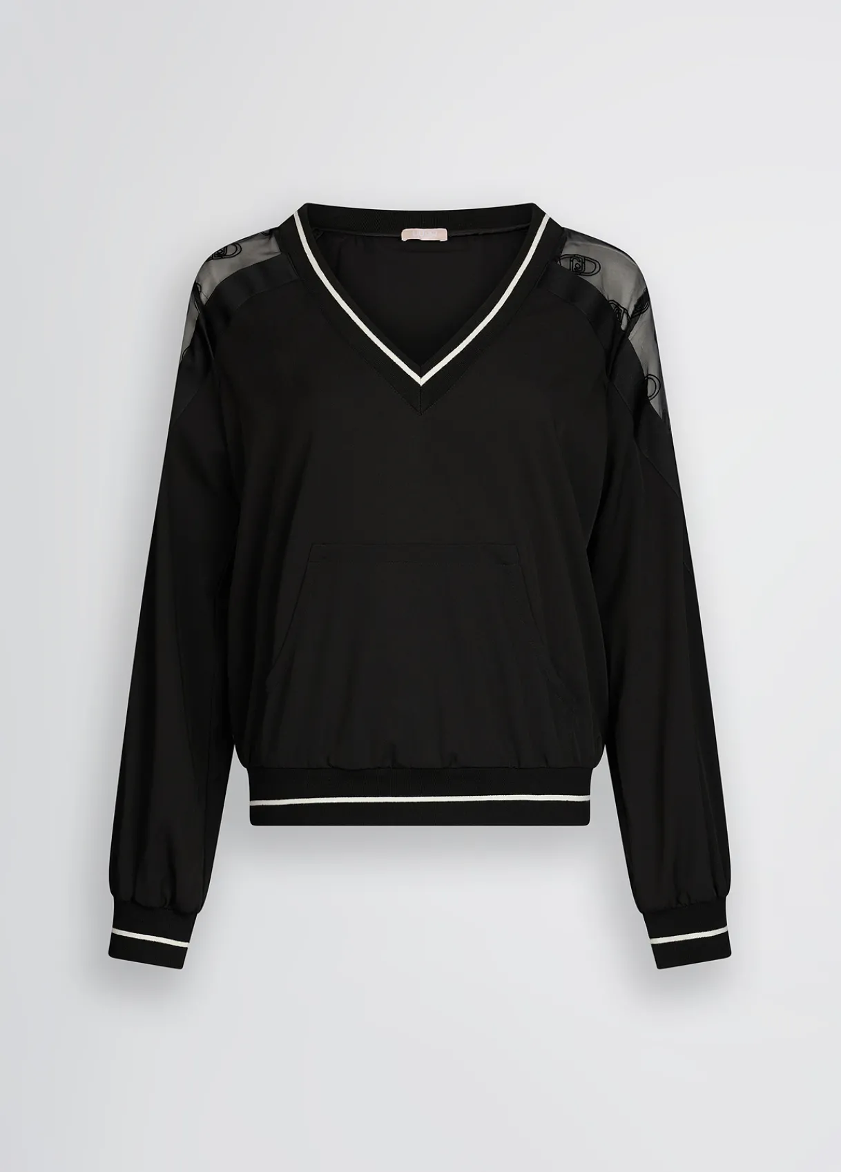 Liu Jo Sweat-shirt avec encolure en V|Femme Sweat-Shirts|Vêtements De Sport