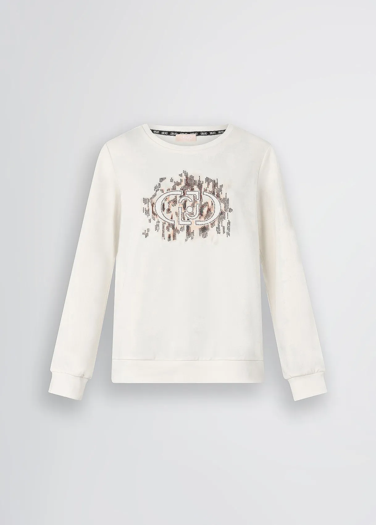 Liu Jo Sweat-shirt avec logo animalier et strass|Femme Sweat-Shirts|Vêtements De Sport