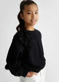 Liu Jo Sweat-shirt avec nœuds|Enfant Pull Et Sweatshirts