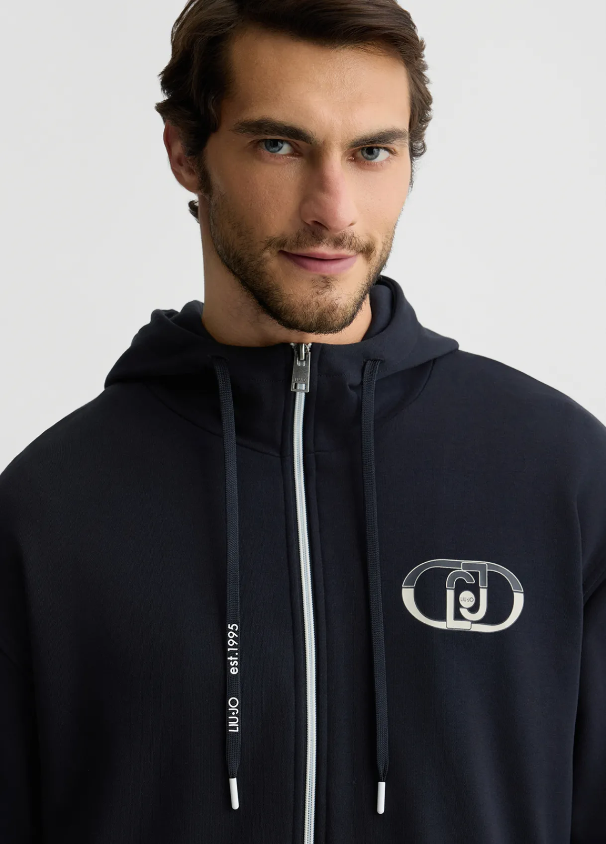 Liu Jo Sweat-shirt avec zip et capuche|Homme Sweat-Shirts