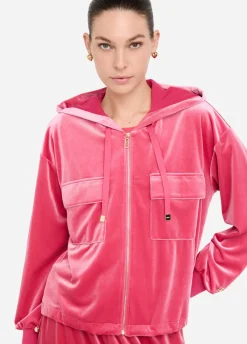 Liu Jo Sweat-shirt en chenille avec capuche|Femme Sweat-Shirts|Vêtements De Sport