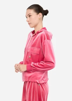 Liu Jo Sweat-shirt en chenille avec capuche|Femme Sweat-Shirts|Vêtements De Sport