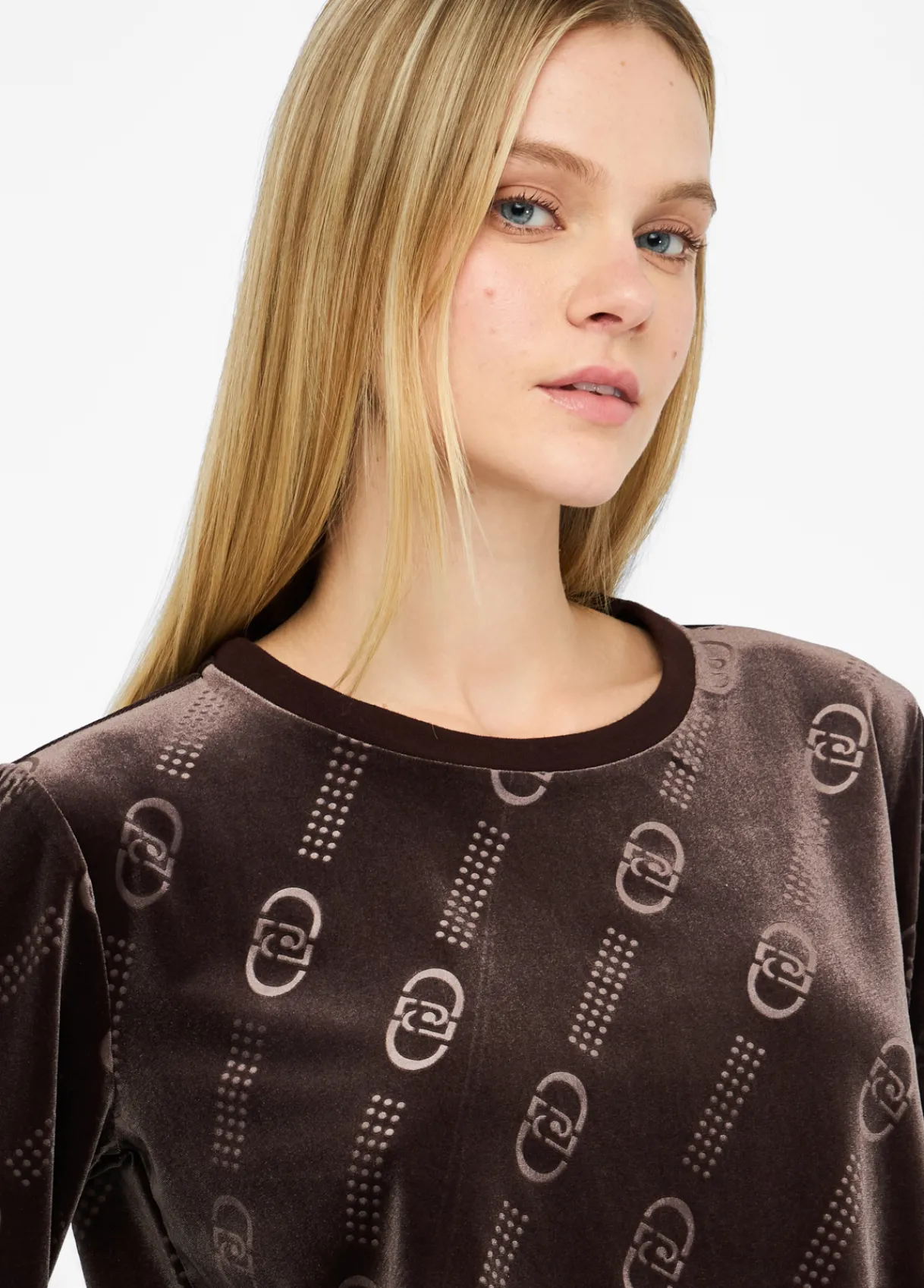 Liu Jo Sweat-shirt en chenille avec logo|Femme Vêtements De Sport